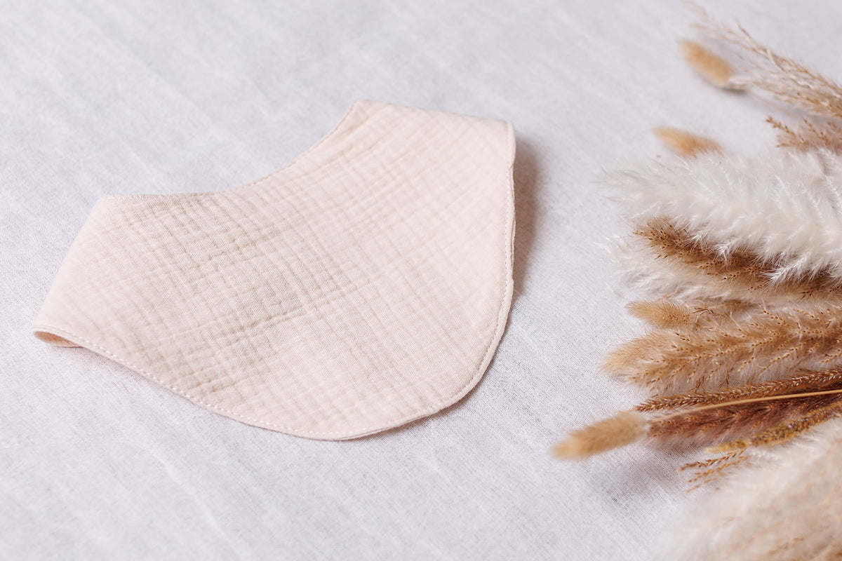 Muslin Baby Bibs "Autumn Bloom" – 1 pc or 3-Pack