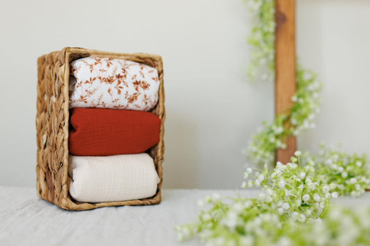 Waterproof changing pad Set of 3 Muslin diaper changing pads  Waterproof travel changing mat Portable changing pad  Baby changing mat 50x70