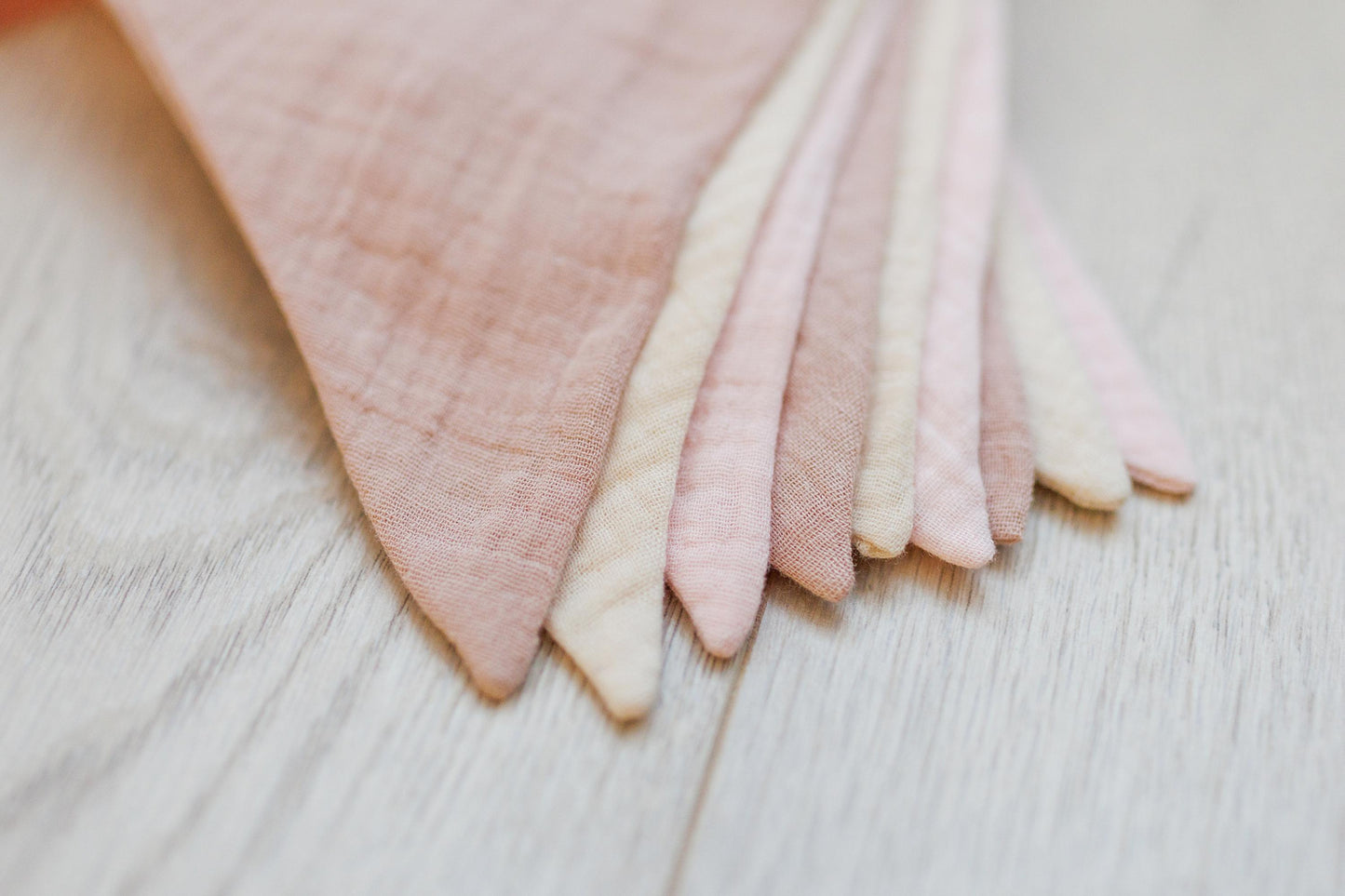 pink bunting banner, Cotton flags for nursery, Handmade Wall Hanging.