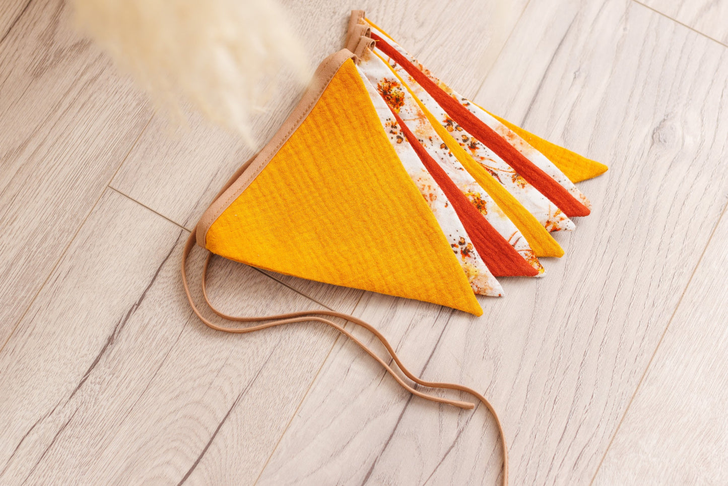 Pastel bunting banner, Triangle bunting, Pennant chain, Wimpelkette fur kinder, Cotton flags, Party decor, Decoration for baby girl shower
