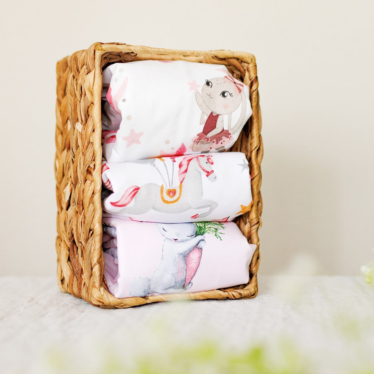 Waterproof changing Mat "Pink world" – 1 pc or 3-Pack