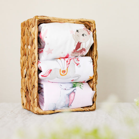 Waterproof changing Mat "Pink world" – 1 pc or 3-Pack