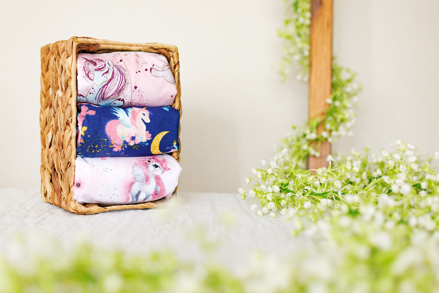 Set of 3 Waterproof change pad travel changing mat, Diaper changing mat, portable changing mat, Unicorn changing pads