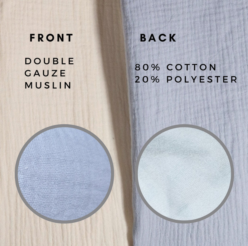 Waterproof changing pad Set of 3 Muslin diaper changing pads  Waterproof travel changing mat Portable changing pad  Baby changing mat 75x75