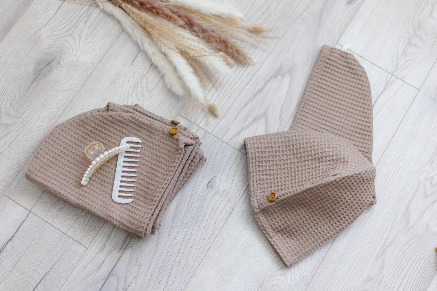 Muslin Hair Towel Wrap: Gentle Frizz-Free Drying