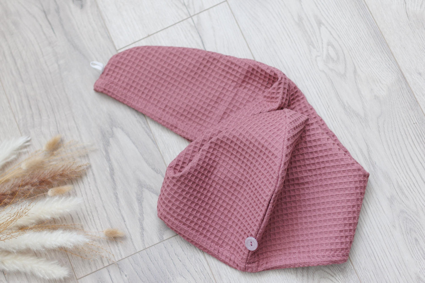 Muslin Hair Towel Wrap: Gentle Frizz-Free Drying Spa Turban