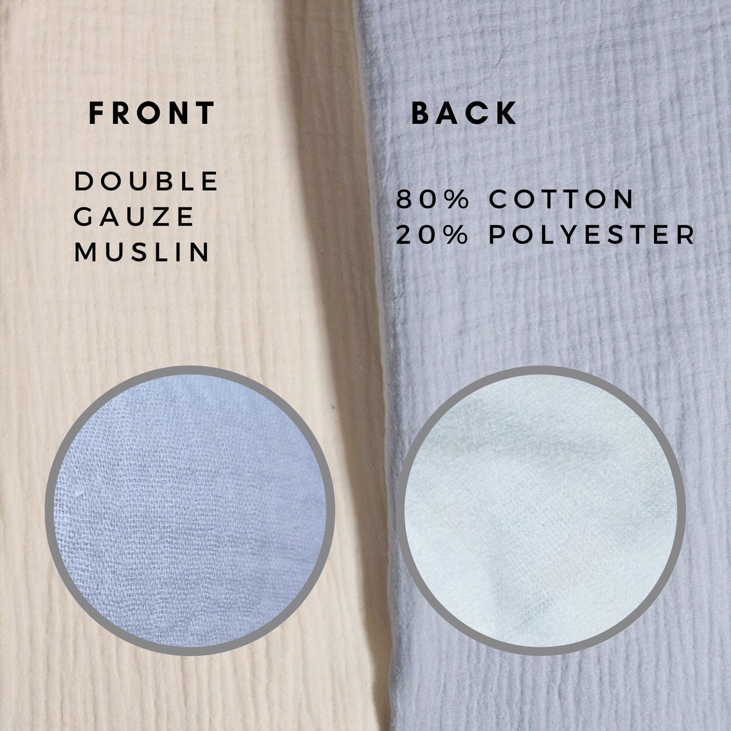 Set of 3 Waterproof change pad Double Gauze Muslin  travel changing mat, Diaper changing mat, portable changing mat
