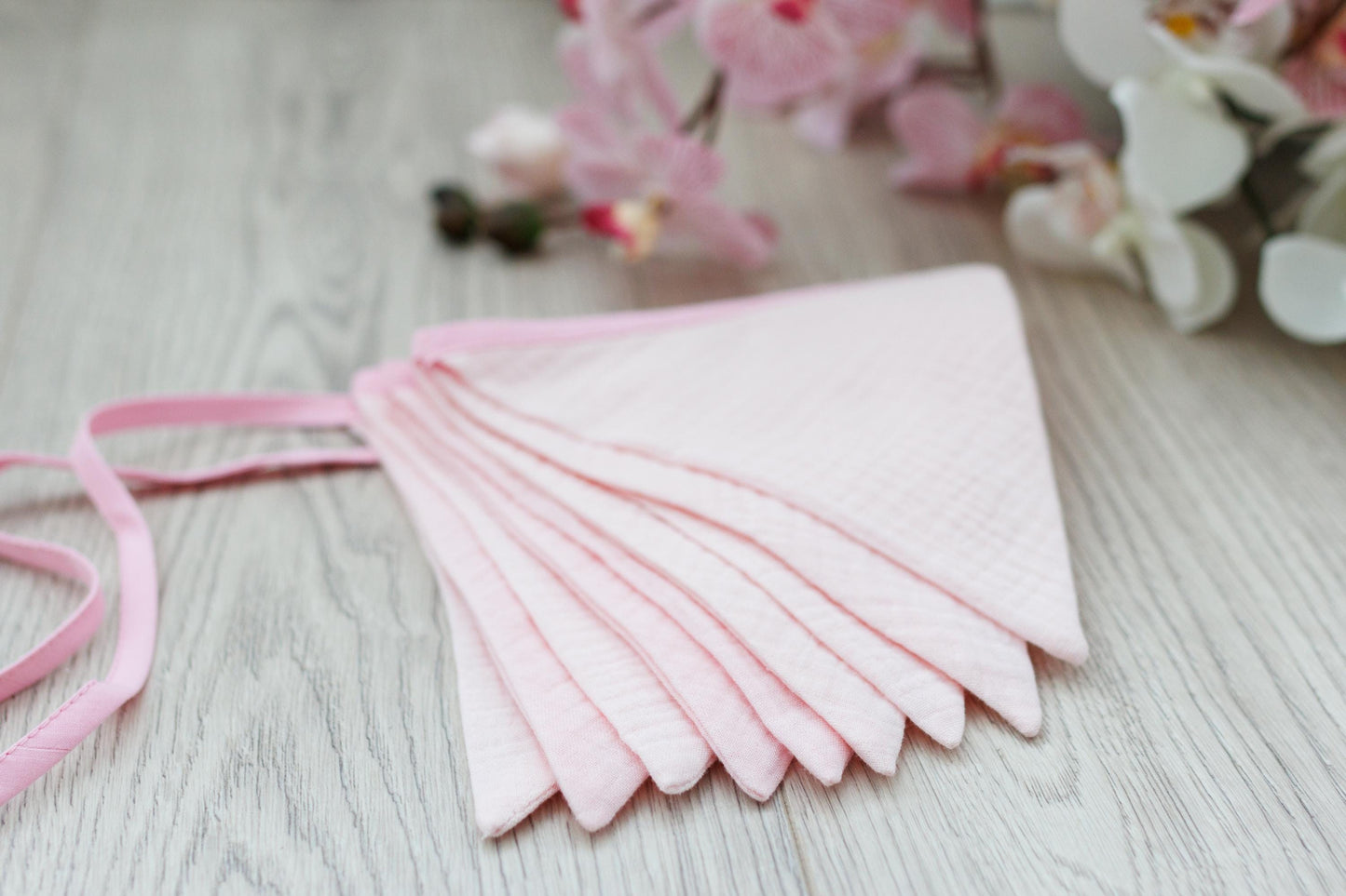 Cotton Bunting Garland: Nursery, Party, or Home Decor