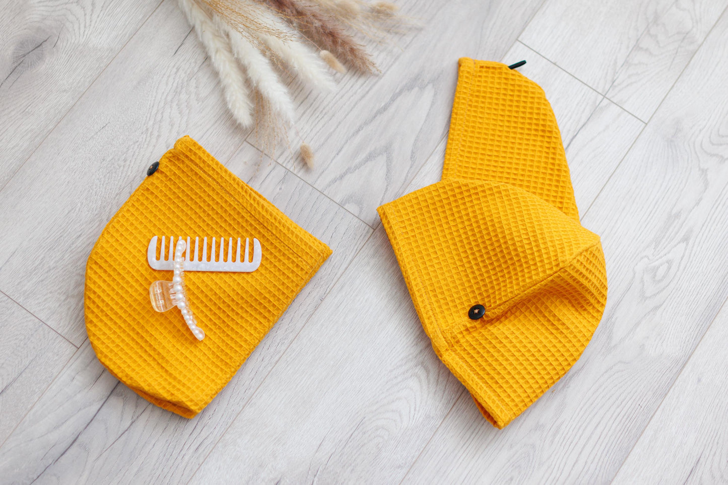 Muslin Hair Towel Wrap: Gentle Frizz-Free Drying Spa Turban