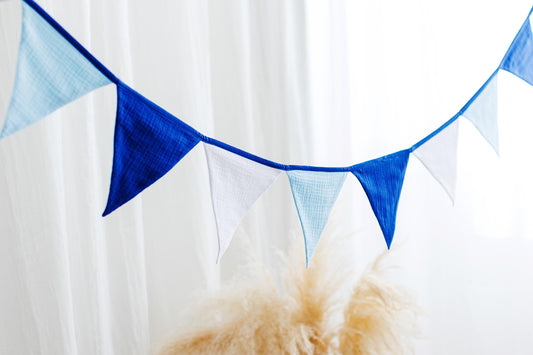 Cotton flags for nursery, Garland wall decor, Flag bunting, Bunting banner, Kids nursery, Triangle Flags for Baby Room, Home decor pink