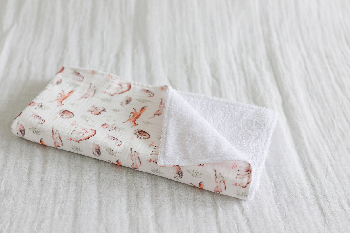 Waterproof Changing Mat 'Woodland Rose" – 1 pc or 3-Pack