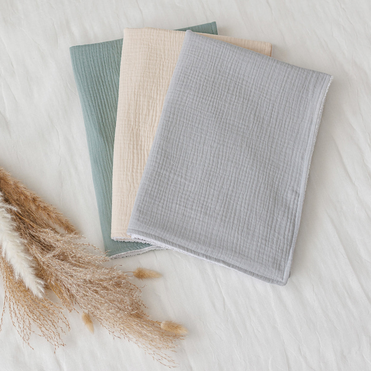 Waterproof Muslin Changing Mat – 1 pc or 3-Pack